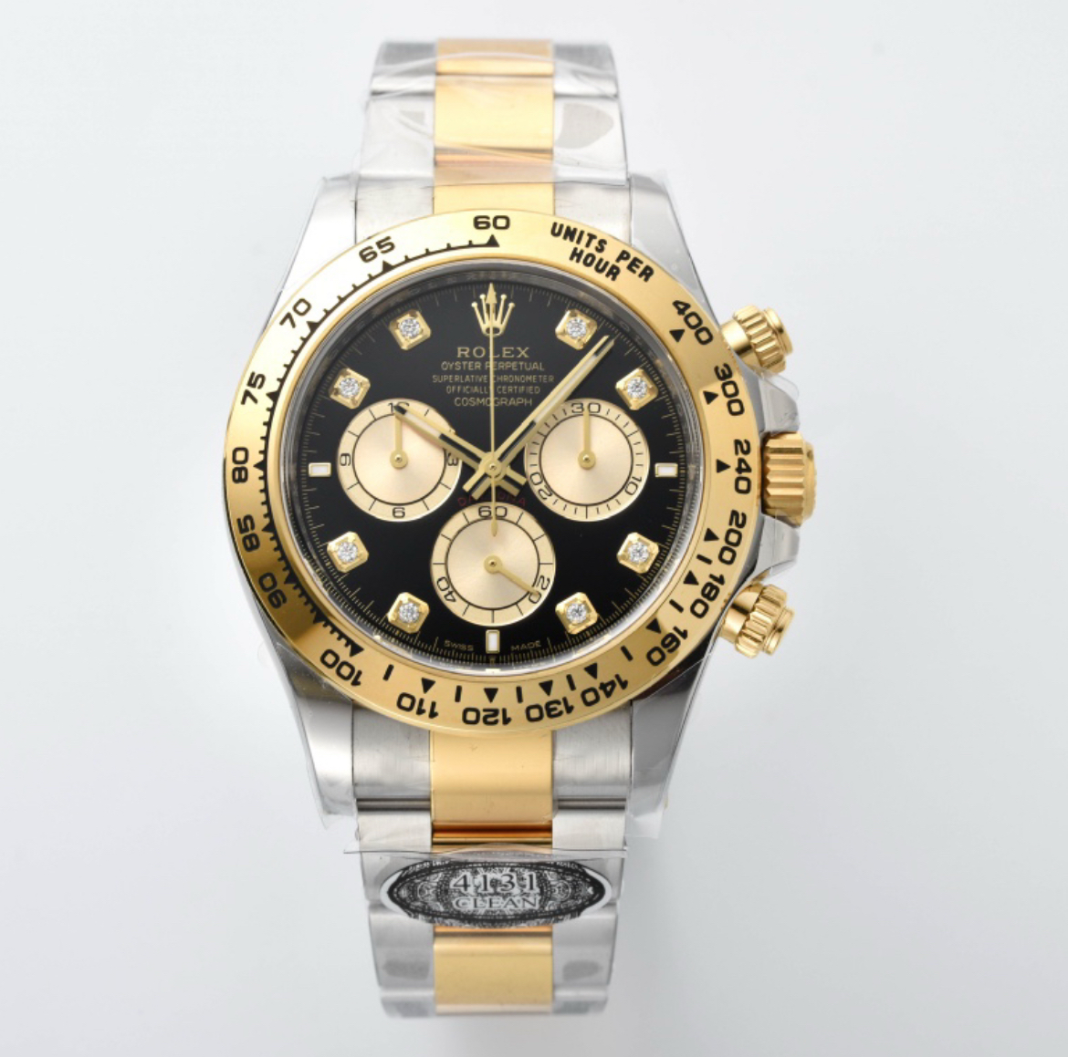 Luxe replica on wrist